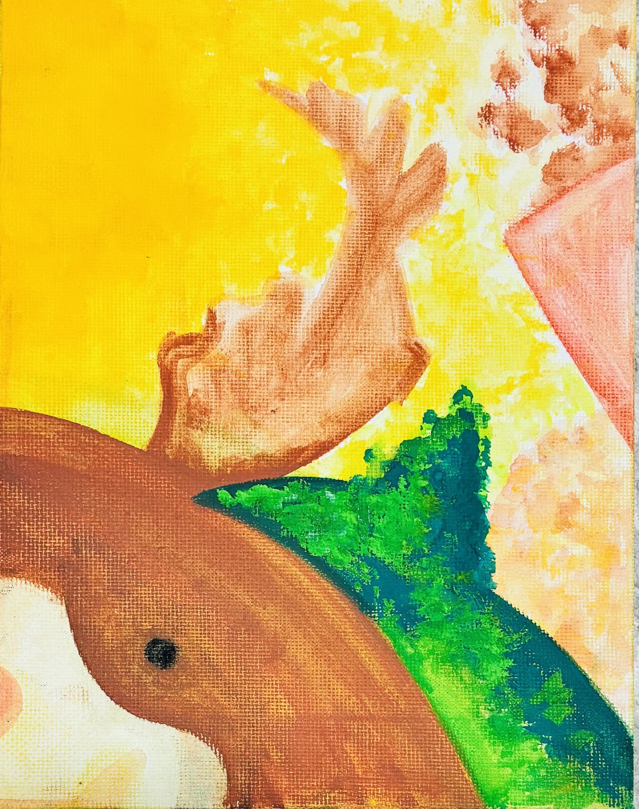 みらい作「無題」2026年5月・アクリル